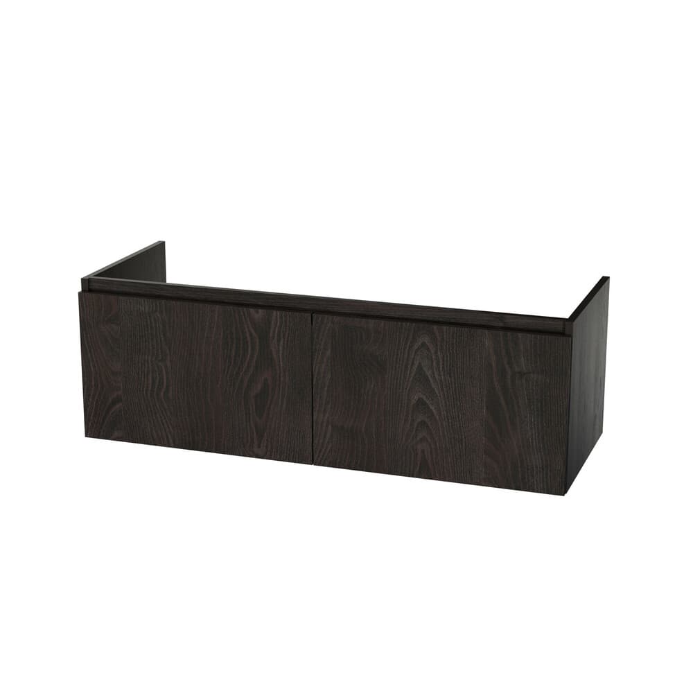 intro Stella sous-meuble B1200xH400xD495mm 2portes Thermo Oak Black