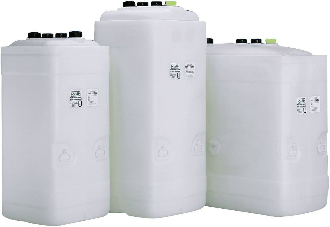 CITERNE DOUBLE PAROI AVEC GAINE EN SYNTHETIQUE KWT ROTH 1500L
