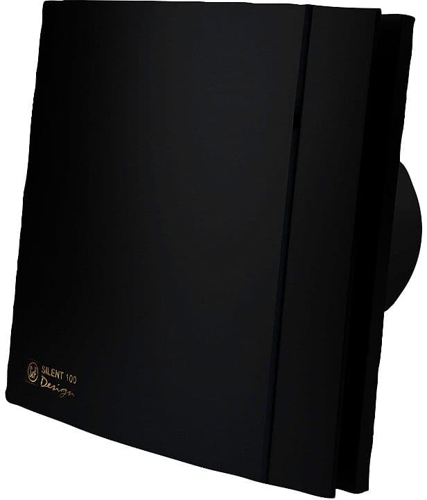VENTILATEUR SALLE DE BAINS SILENT-100 CZ BLACK DESIGN S&P