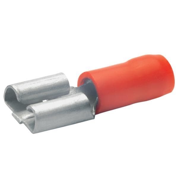 Faston femelle isolé 0.25 - 1.5mm² 6.3 x 0.8 Rouge