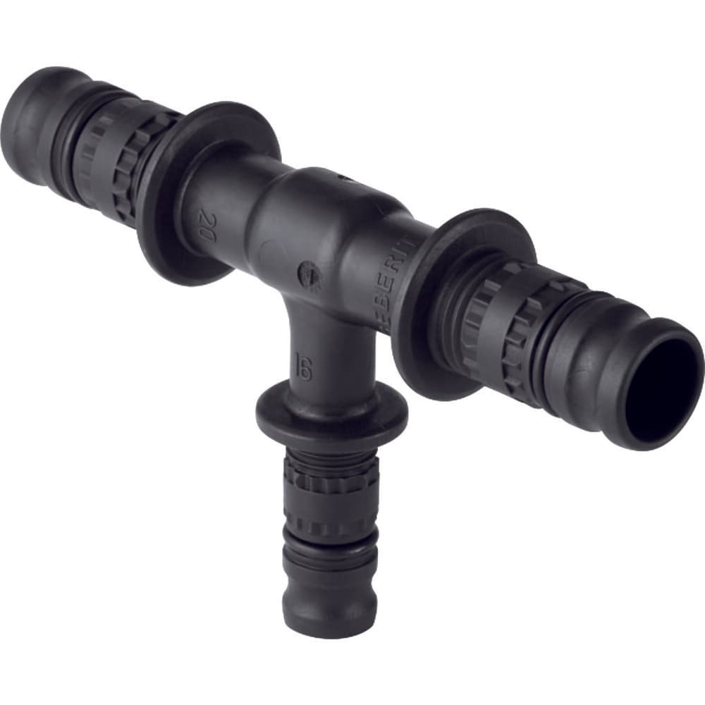 Geberit Mepla raccord à sertir Té réduit 90° PVDF 63-50-63