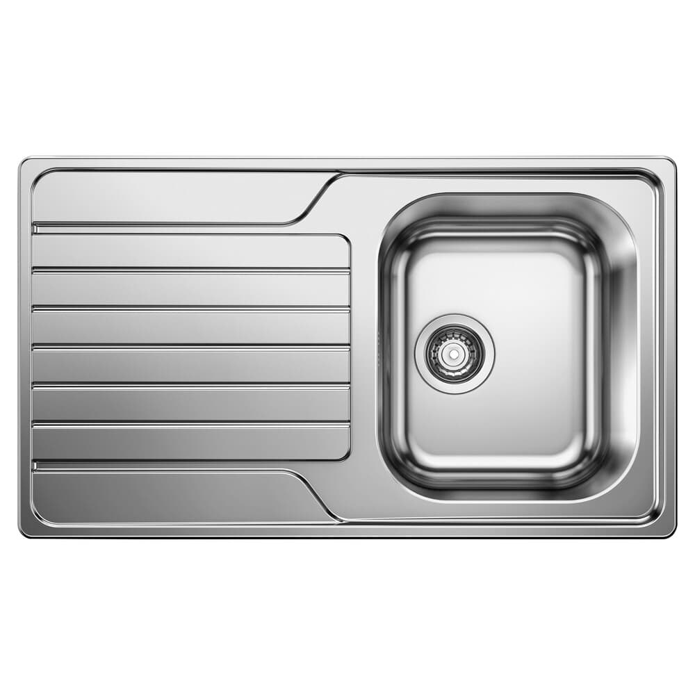 Blanco Dinas 45 S évier encastrer 1 bacs réversible 860x500mm inox satiné