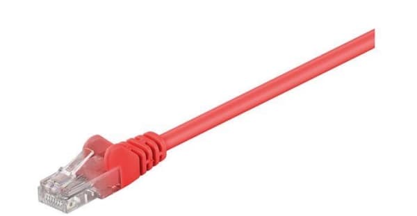UTP patchcable cat5E 1m Rouge