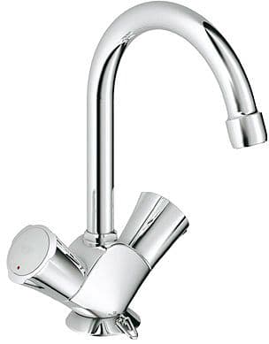 MELANGEUR DE LAVABO COSTA L GROHE BEC MOBILE CHAIN CHROME