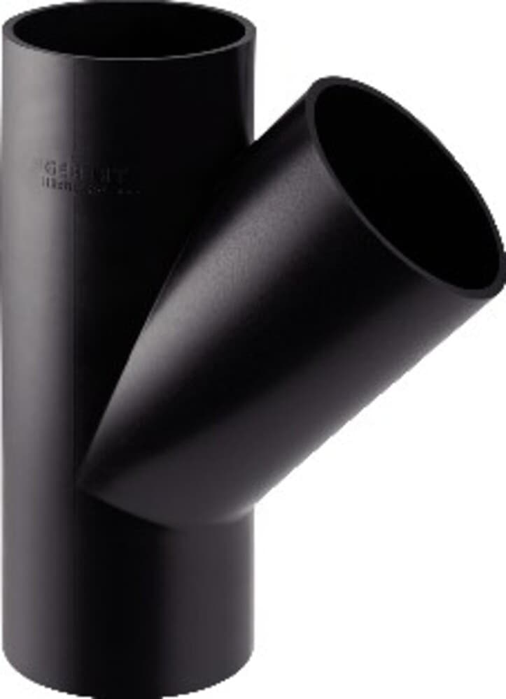 Geberit décharge en PE Té simple 45° 160X90