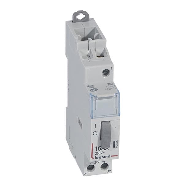 CX³ télérupteur standard 1 pôle - 24V 16A NO - bornes vis - 1 module