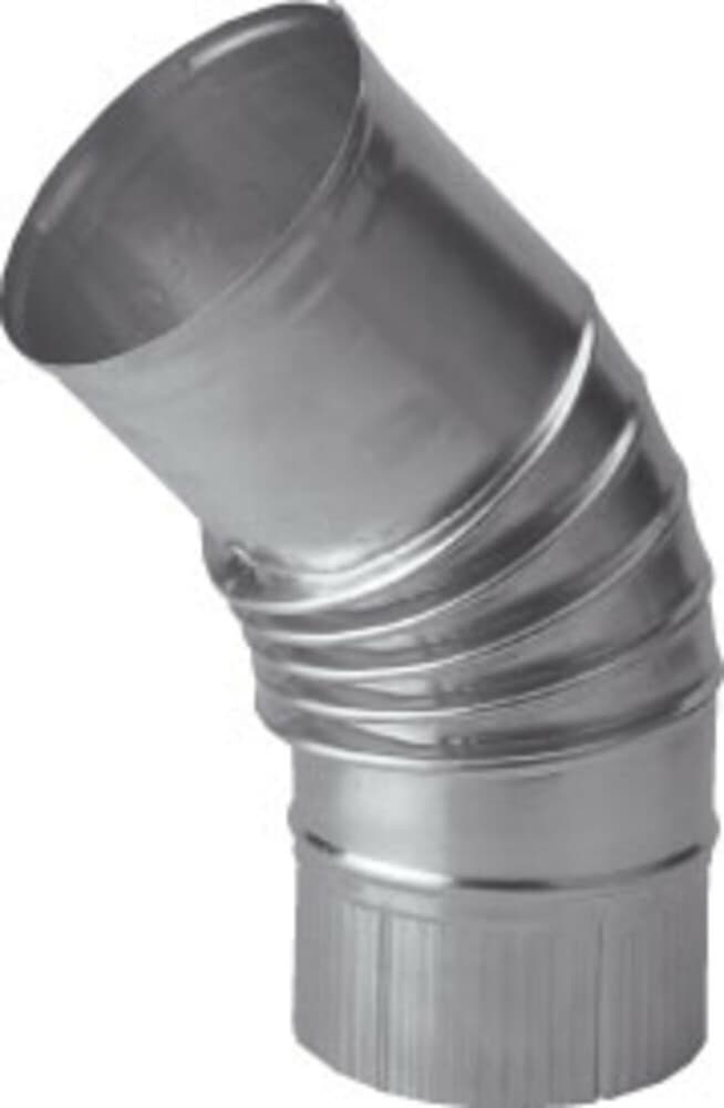 Muelink & Grol coude plissé avec couture 45° D100 luminium