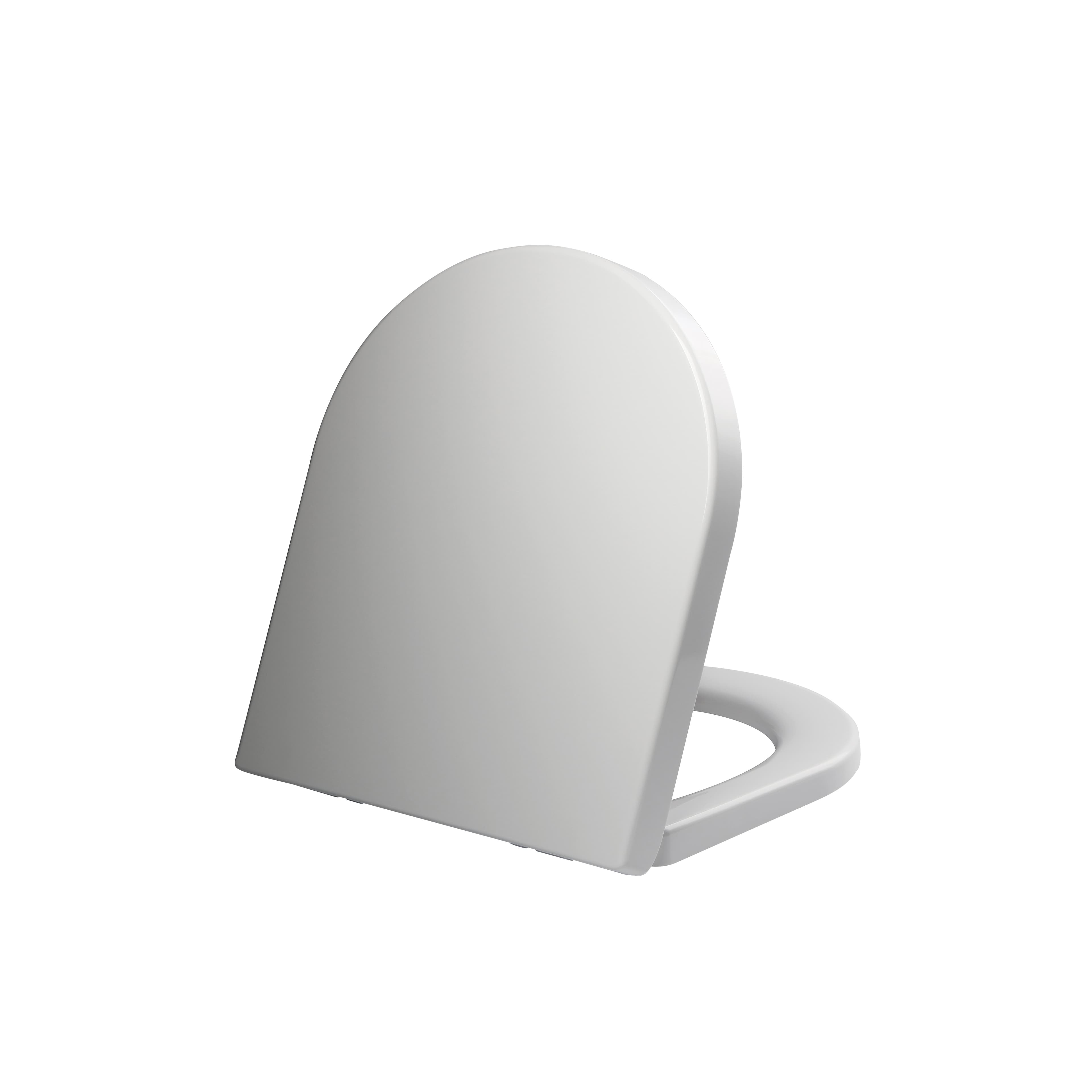 ALONI abattant wc Premium - soft close - quick release - topfix - Duroplast - charnières en inox - blanc brillant