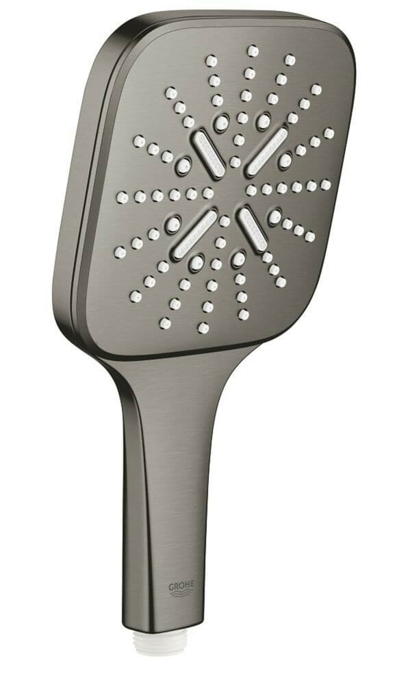Grohe Rainshower SmartActive 130 Cube douchette à mains 3jets 9,5l/min graphite