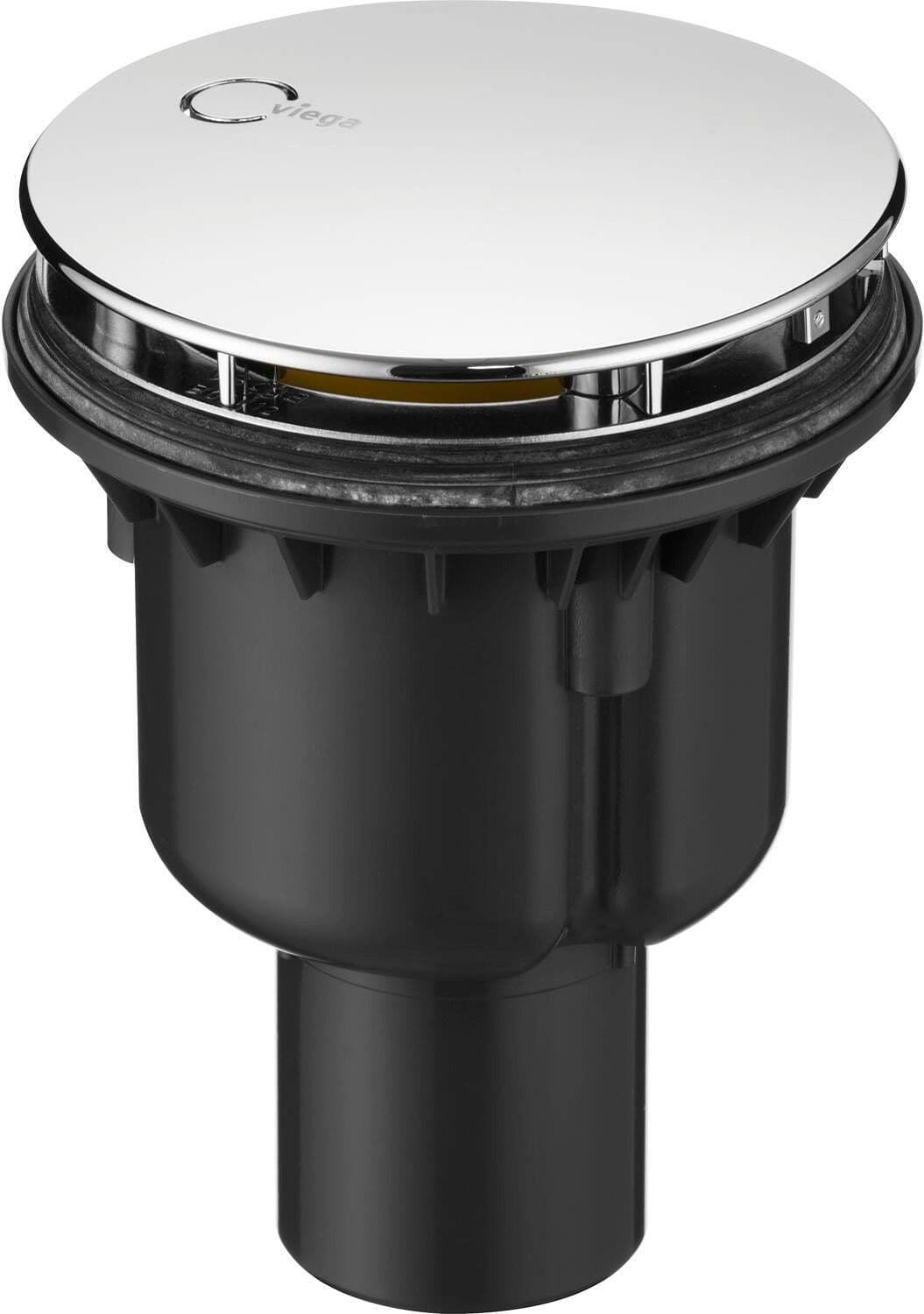 SIPHON DOUCHE VIEGA VERT.8CM-90MM 38L/M CHR