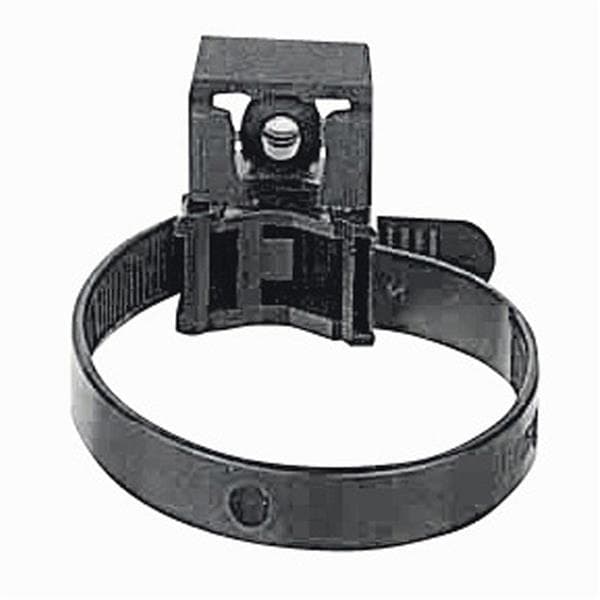 Collier à embase - extérieur polyamide - Noir - réglable