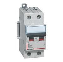 Disjoncteur DX³ 10000A / 16kA 2 pôles courbe B 20A 230 / 400V - 2 modules
