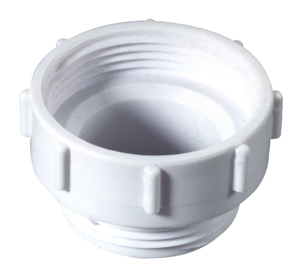 Mc Alpine réduction avec joint en caoutchouc 2"Fx5/4"M PP blanc