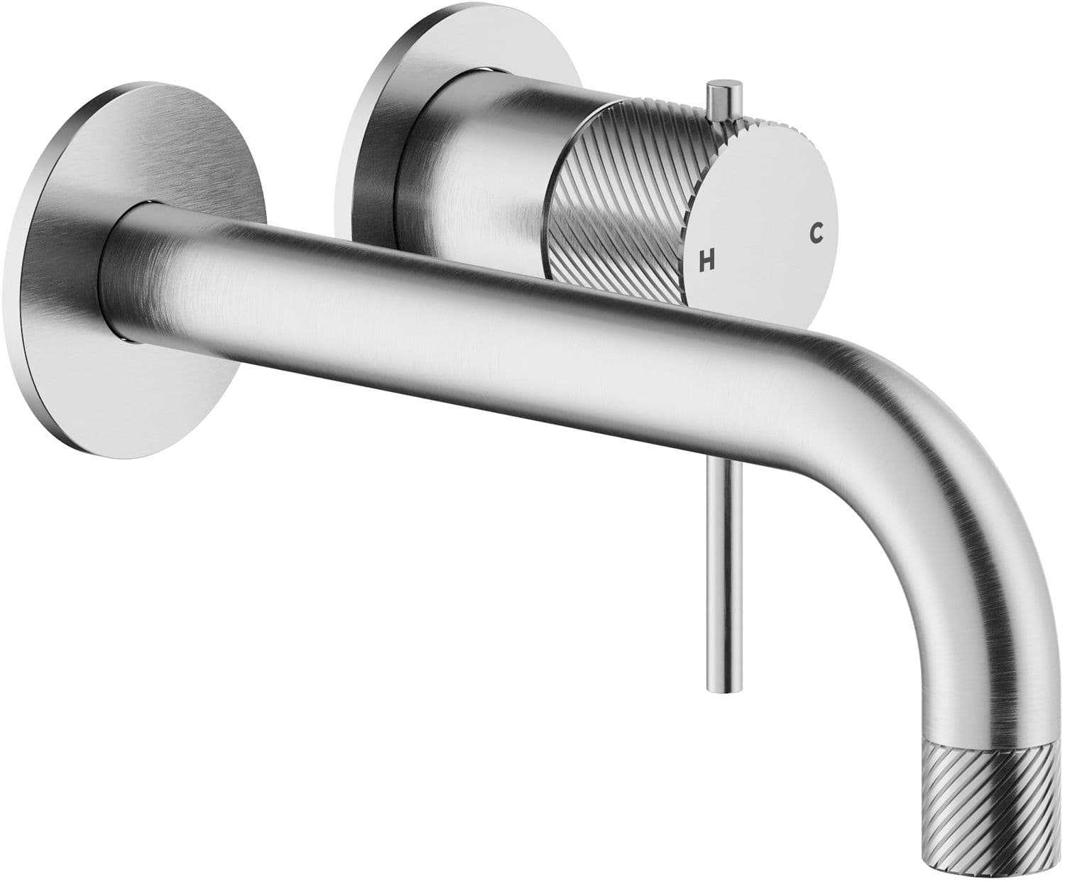 SET DE FINITION MITIGEUR LAVABO RESPIRO NOBILI 200MM INOX