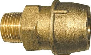 RACCORD 25MM-3/4"M LAITON NIRON NUPI
