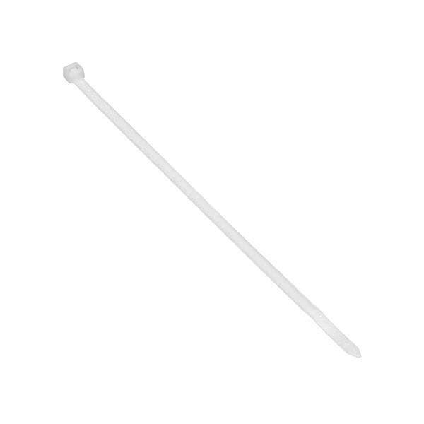 Collier de câblage Blanc largeur 2.5mm longueur 150mm 100 pièces
