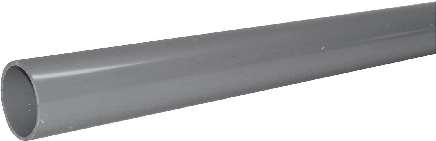 TUBE PVC A PAROI EPAISSE (BENOR) 90-3MM LONGUEUR 4M