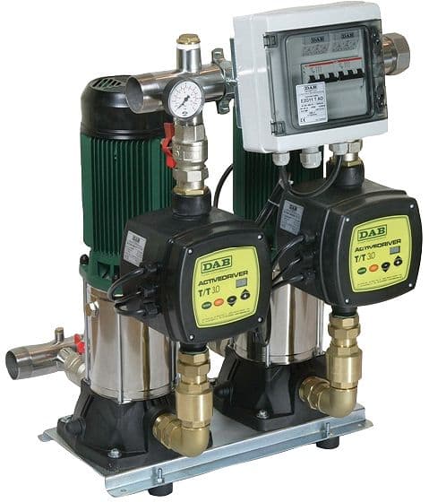 SURPRESSEUR AVEC 2 POMPES KVCX + ACTIVE DRIVER 45/80M 230V DAB