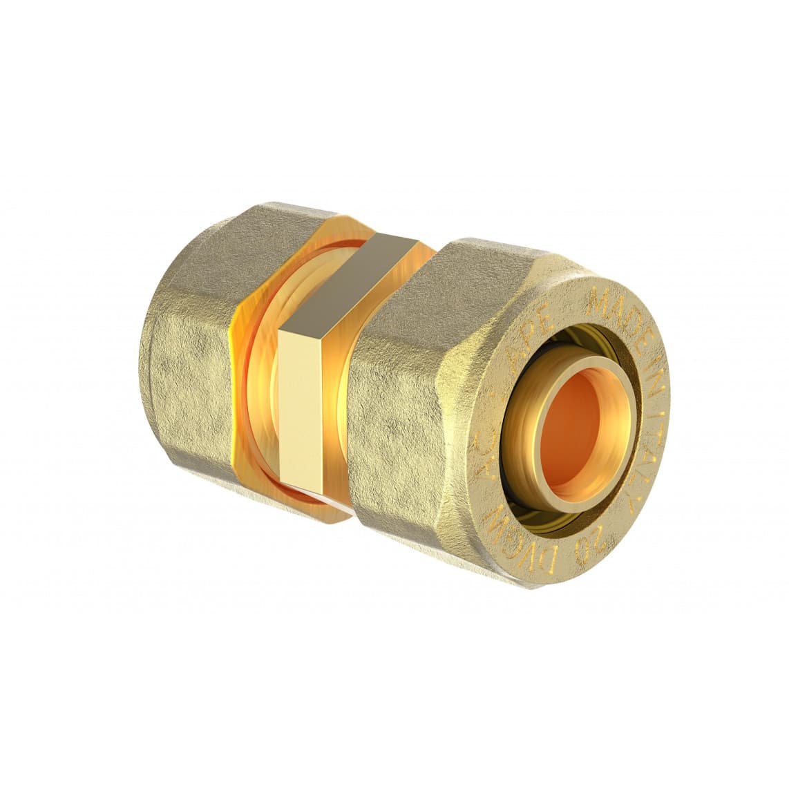 988904255 LT pièce de raccordement, vierge, 20 mm, raccord à serrer pour tube multicouche