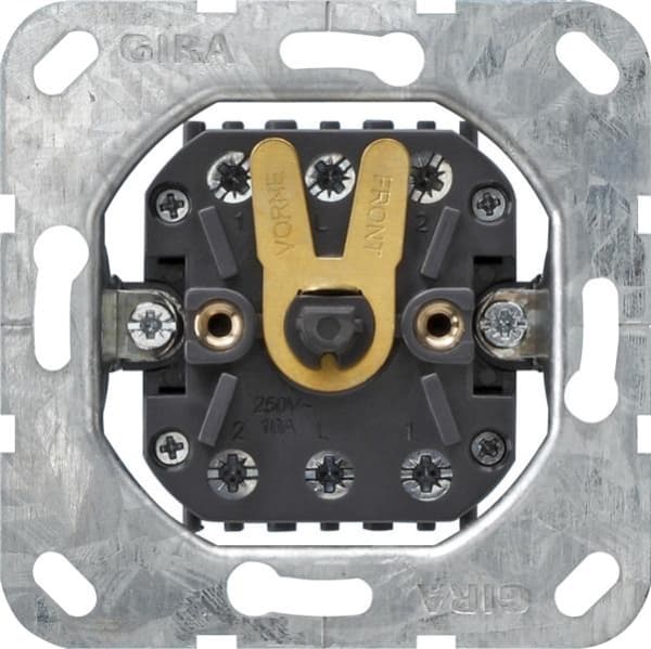 Module bouton-poussoir ou interrupteur de store 10A 250V~ pour cache avec manette comme poste