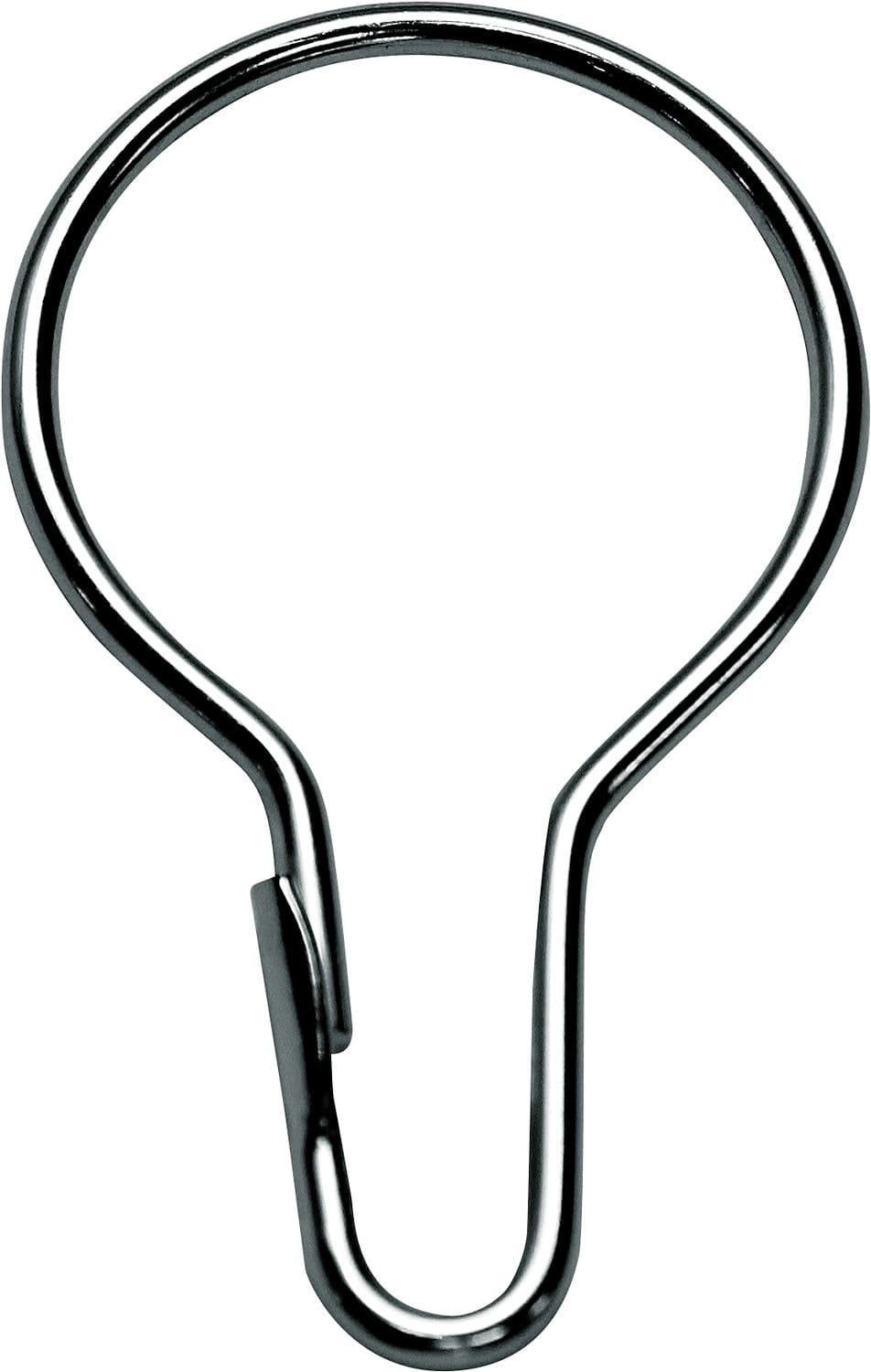 MOUSQUETON POUR RIDEAU DE DOUCHE CHROME
