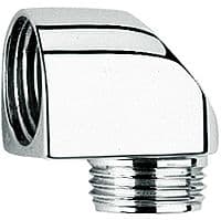 COUDE FILETE LAITON 1/2F-1/2M CHROME
