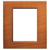 LivingLight - plaque rectangulaire 3 + 3 modules Cerisier américain