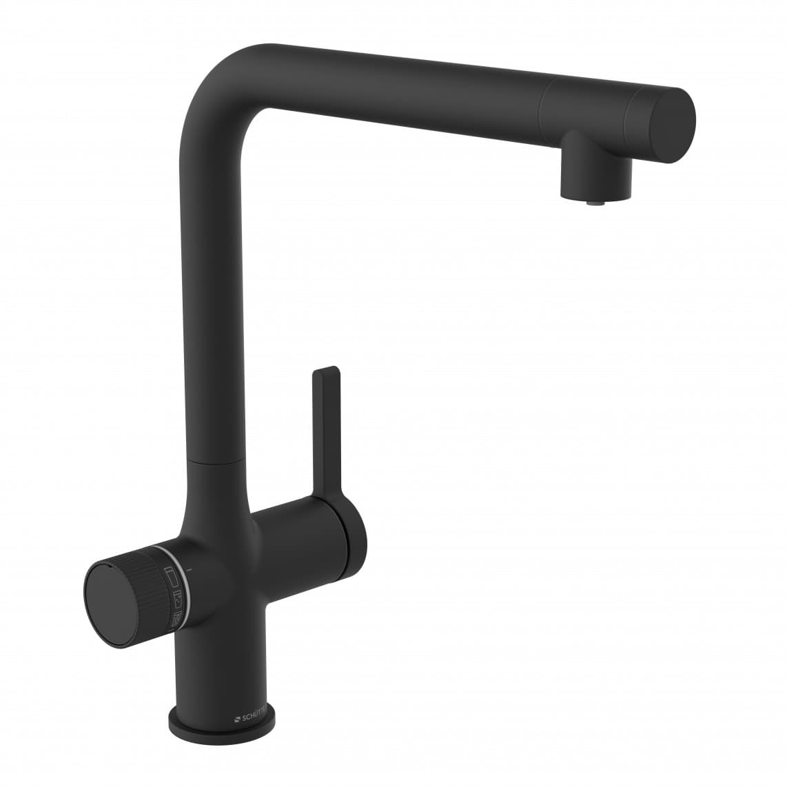 99960 AQUASTAR PREMIUM Sparkling water sink mixer, black matt, plus cooling and filter system