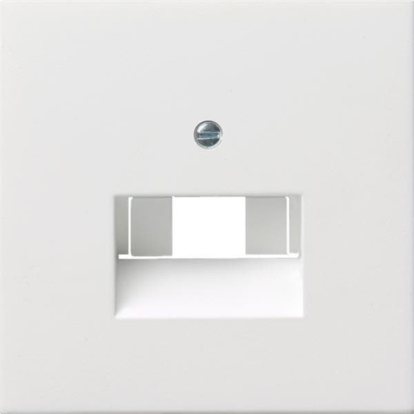 Cover for UAE / IAE + network Gira F100 pure White