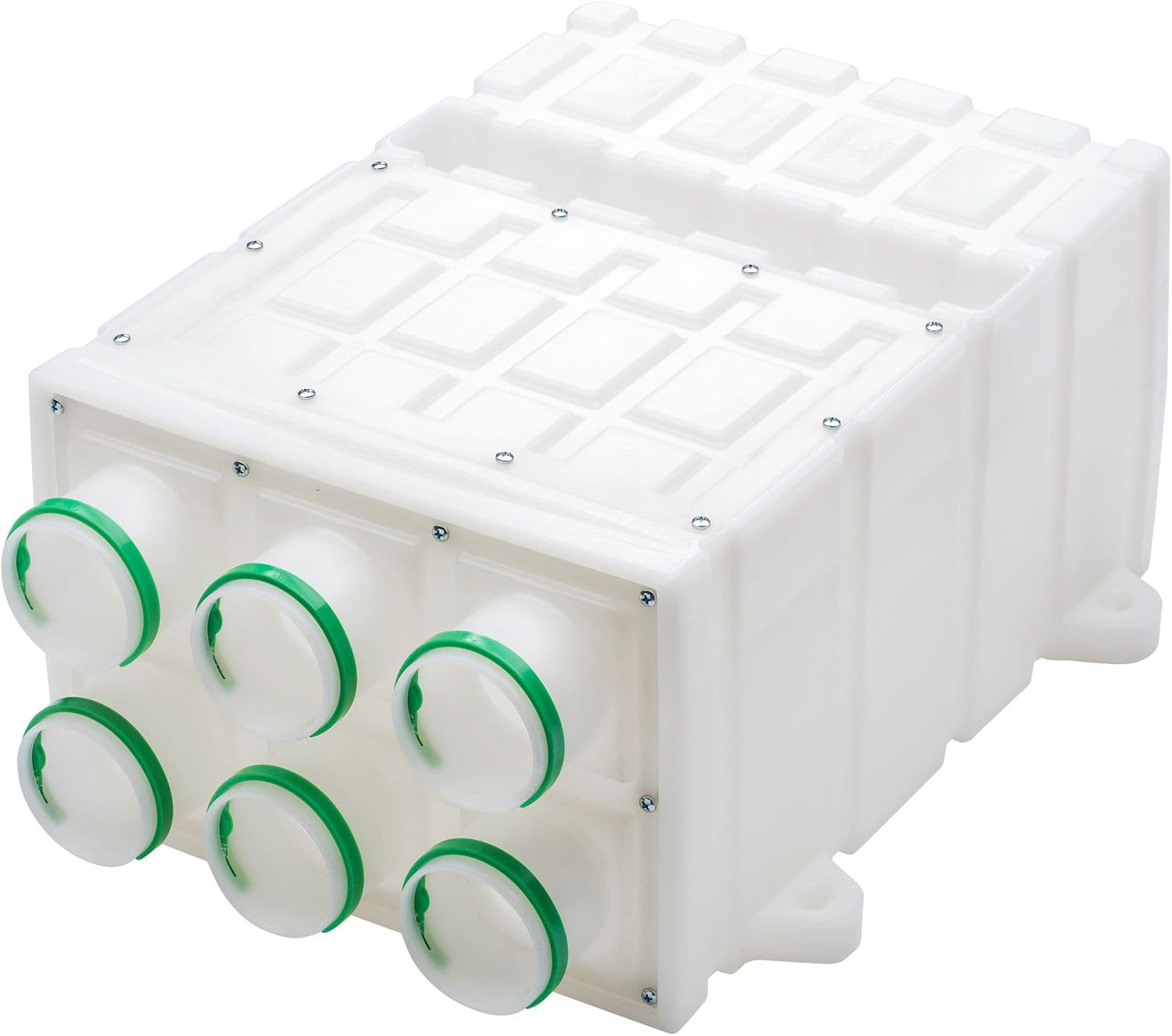 CAISSON COLLECTEUR POUR GAINES D'AIR POUR BETON VASCO 6X75MM