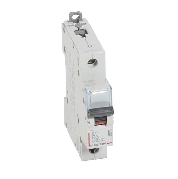 Disjoncteur DX³ 6000A / 10kA 1 pôle courbe B 03A 230 / 400V - 1 module