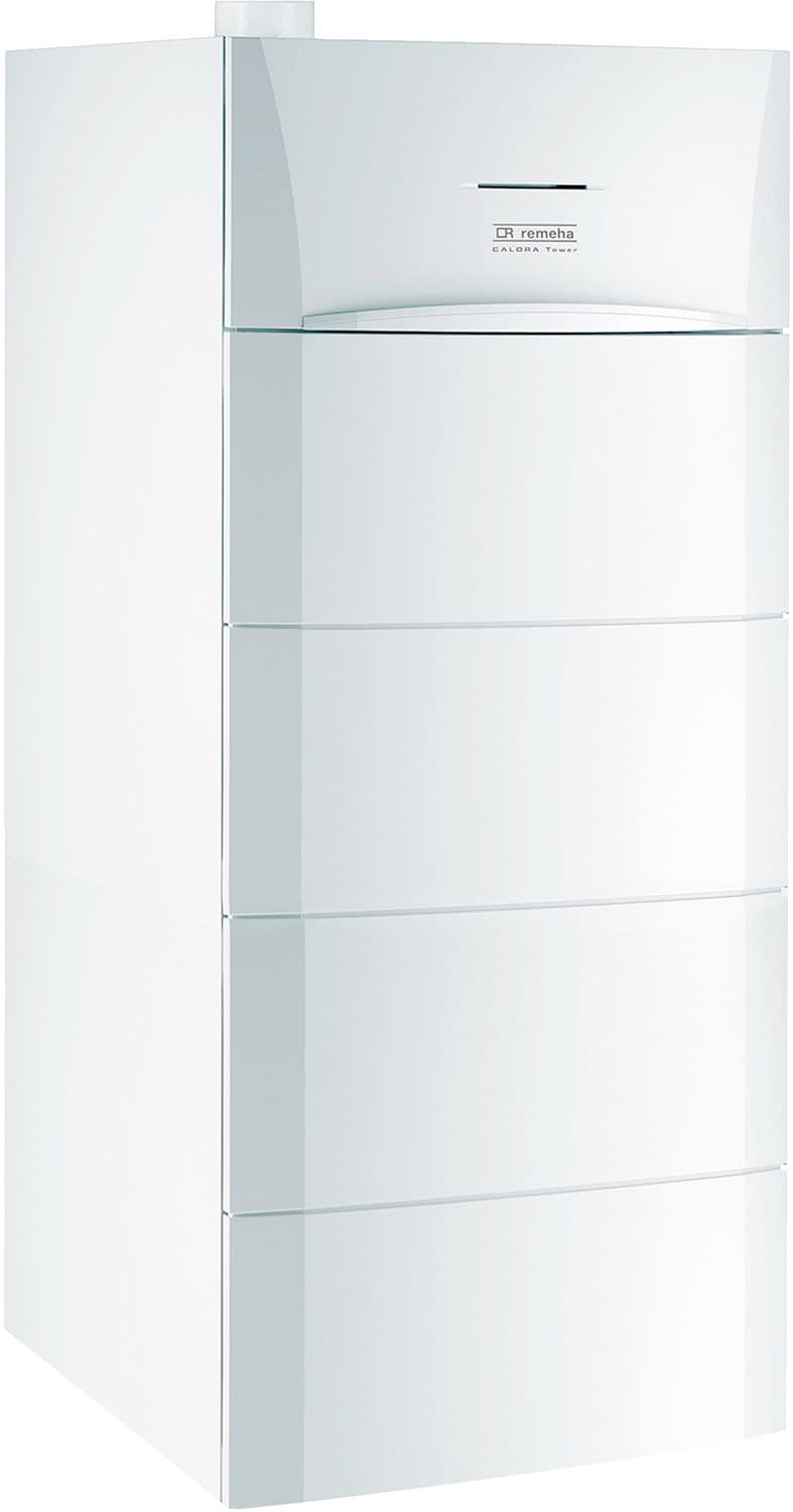 CHAUDIERE SOL CONDENSATION AVEC BOILER 100L SOUS CALORA TOWER GAZ 34KW ALL-IN-ONE