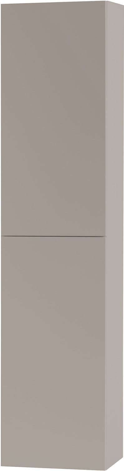 COLONNE HAUTE PURO 2 PORTES 40CM PUSH-OPEN GRIS SATIN