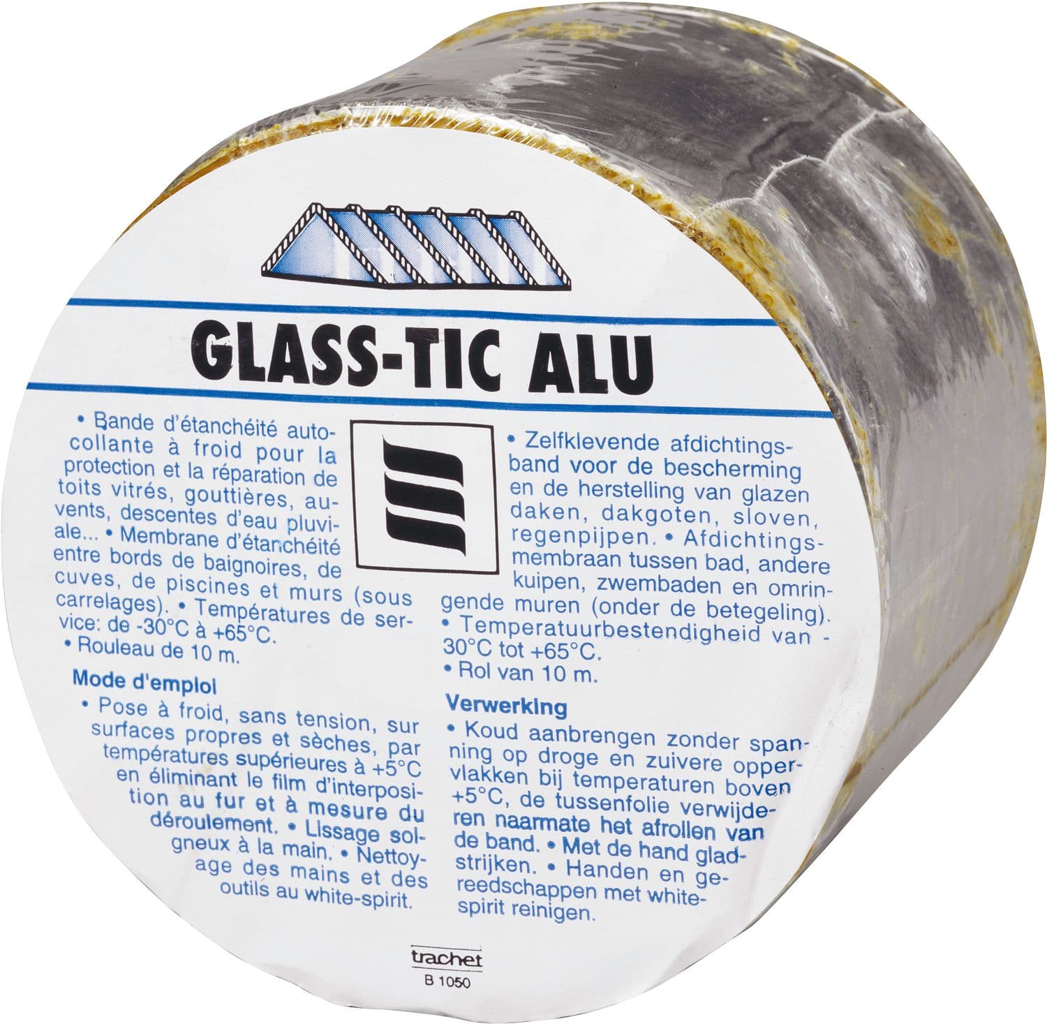 GLASS-TIC BANDE ALU 10CM ROULEAU 10M