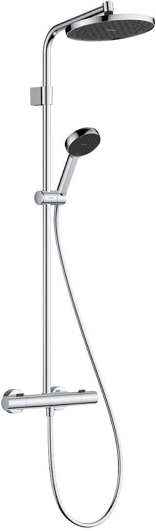 HG ACTIVERA COLONNE DE DOUCHE S 240 1JET ECOSMART AVEC ECOSTAT FINE CHROME