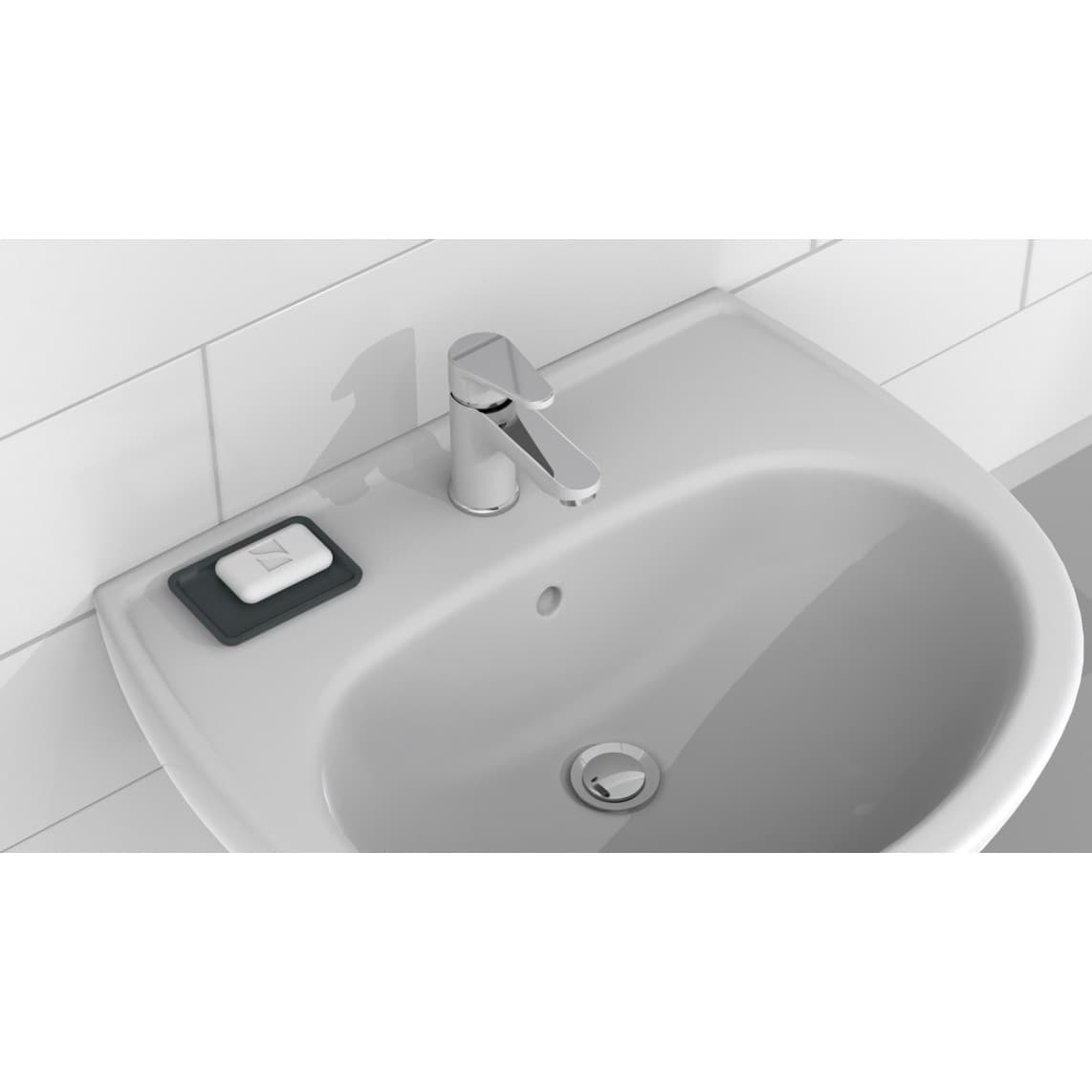 34710 ALASKA Mitigeur lavabo, blanc/chromé
