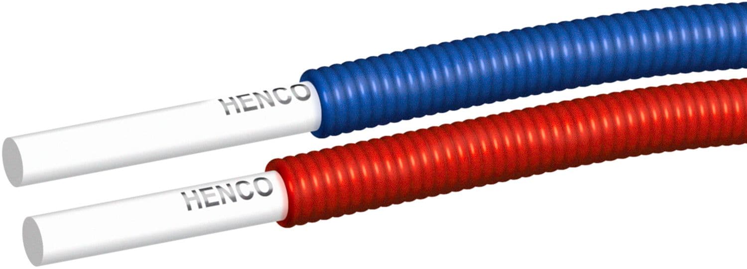 TUBE MULTICOUCHE RIXC + GAINE 20X2 ROUGE ROULEAU 50M HENCO