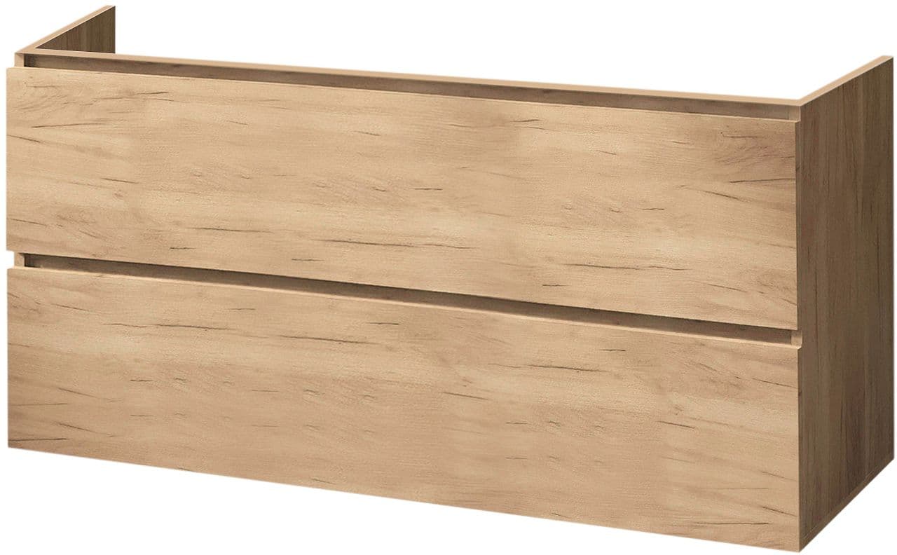 SOUS MEUBEL 2 TIROIRS ICE 120CM CHENE GRIS