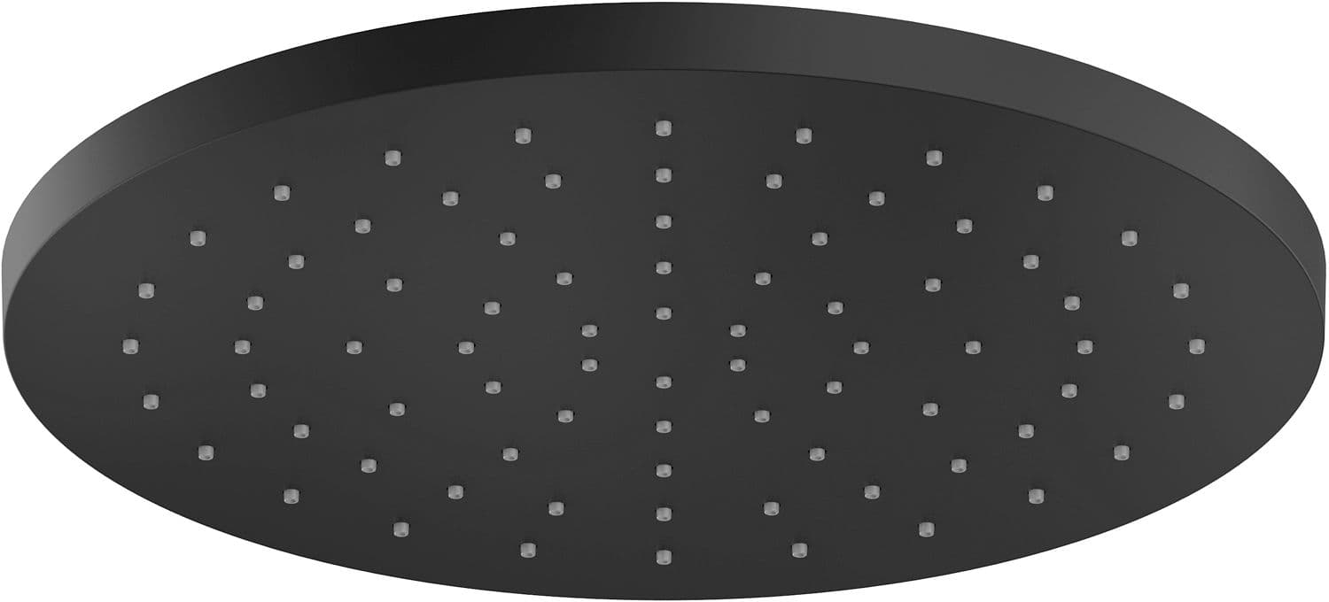 DOUCHE DE TETE UNIVERSEL NOBILI 250MM SANS BRAS NOIR MAT