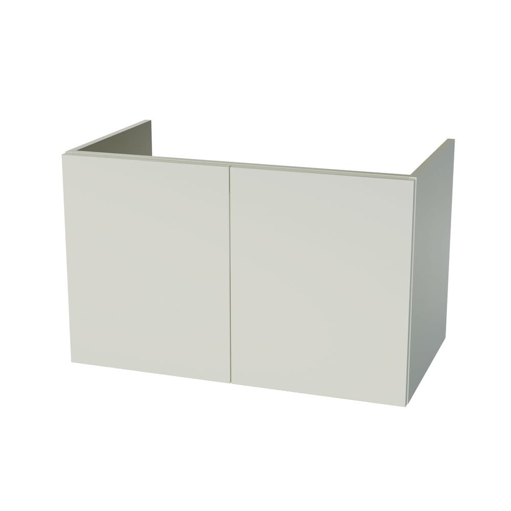 intro Now 45 sous-meuble B800xD455xH500mm 2portes blanc