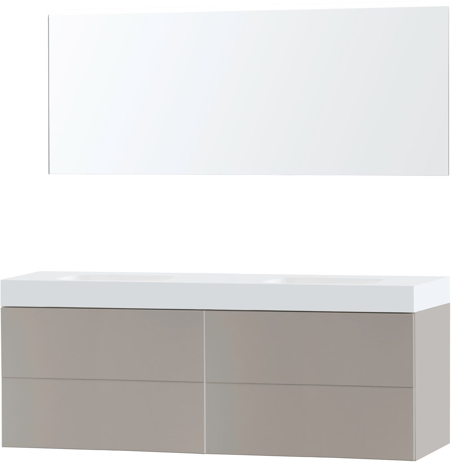 MBL.PURO DUO GRIS 180 SOLID PURO MIROIR