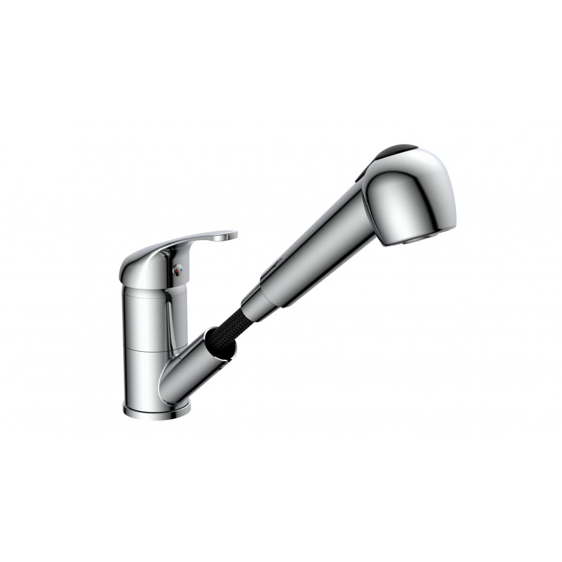 NI183CRT GRANDE VITA CLASSIC Mitigeur évier avec douchette à rincer extractible, chromé