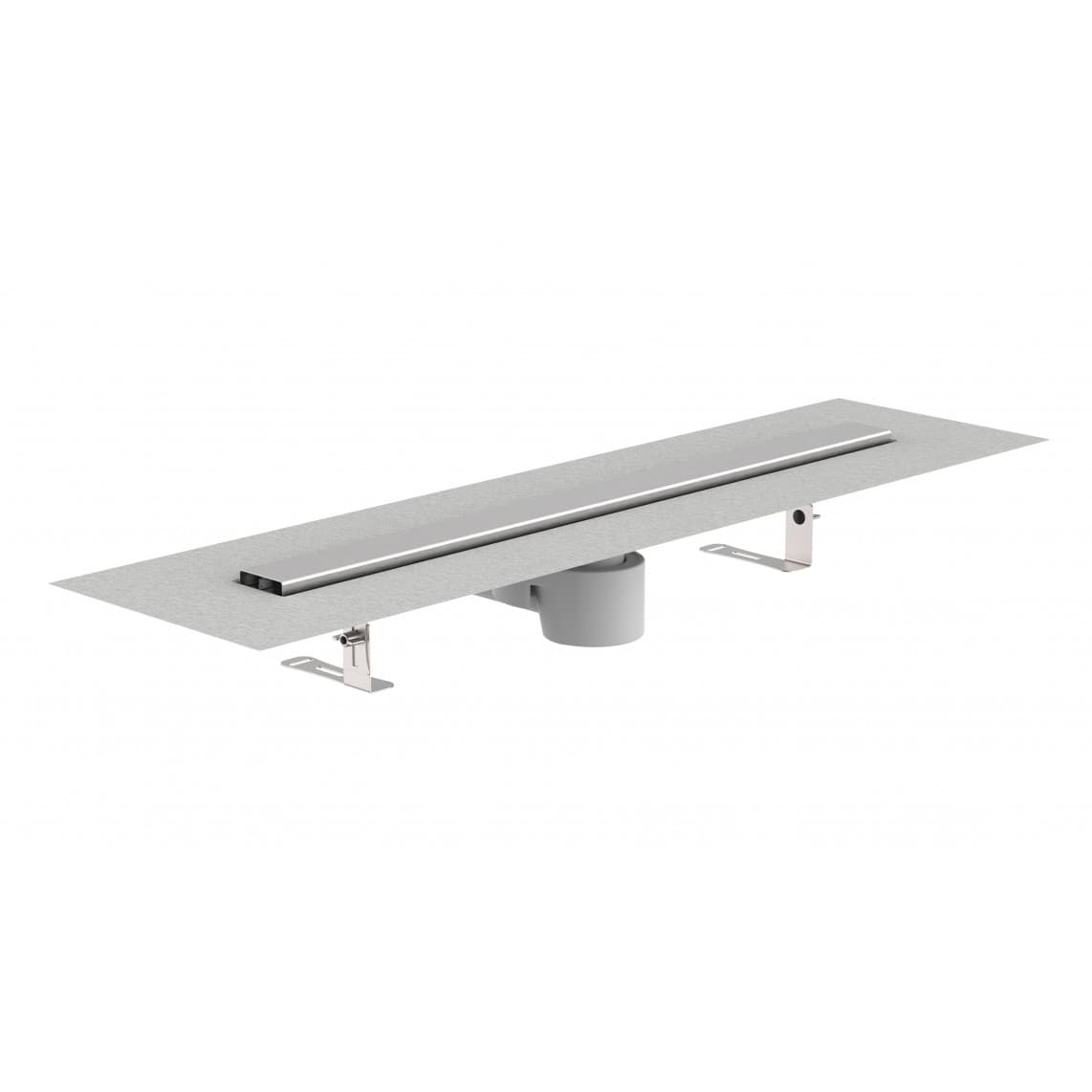 10026 Caniveau de douche, 900 mm, avec Couverture inox
