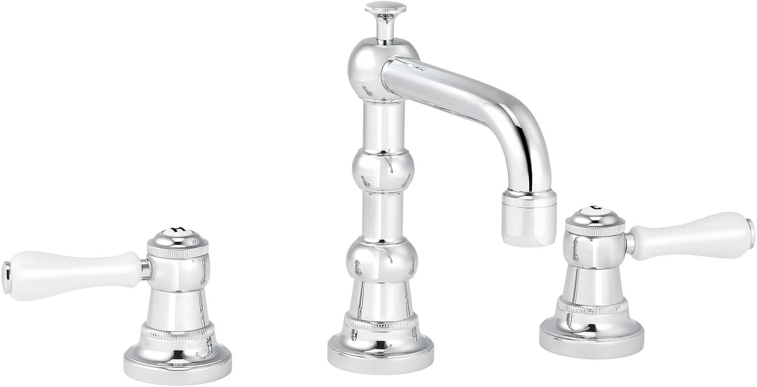 MELANGEUR DE LAVABO 3 TROUS 1935 RVB FERMETURE AUTOMATIQUE NICKEL