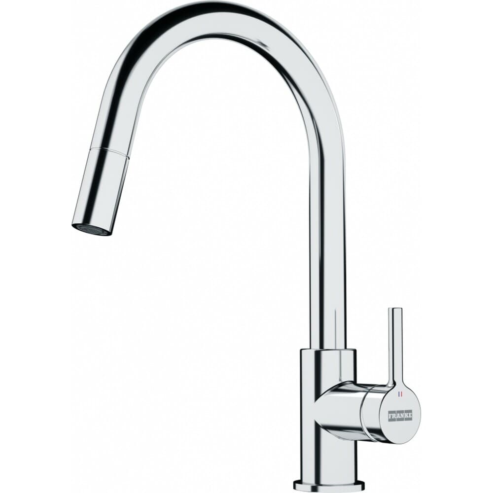 Franke Lina mitigeur cuisine monocommande avec bec extractible chrome