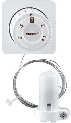 TÊTE THERMOSTATIQUE+SONDE A DISTANCE+COMMANDE GIACOMINI LIQUIDE 5M