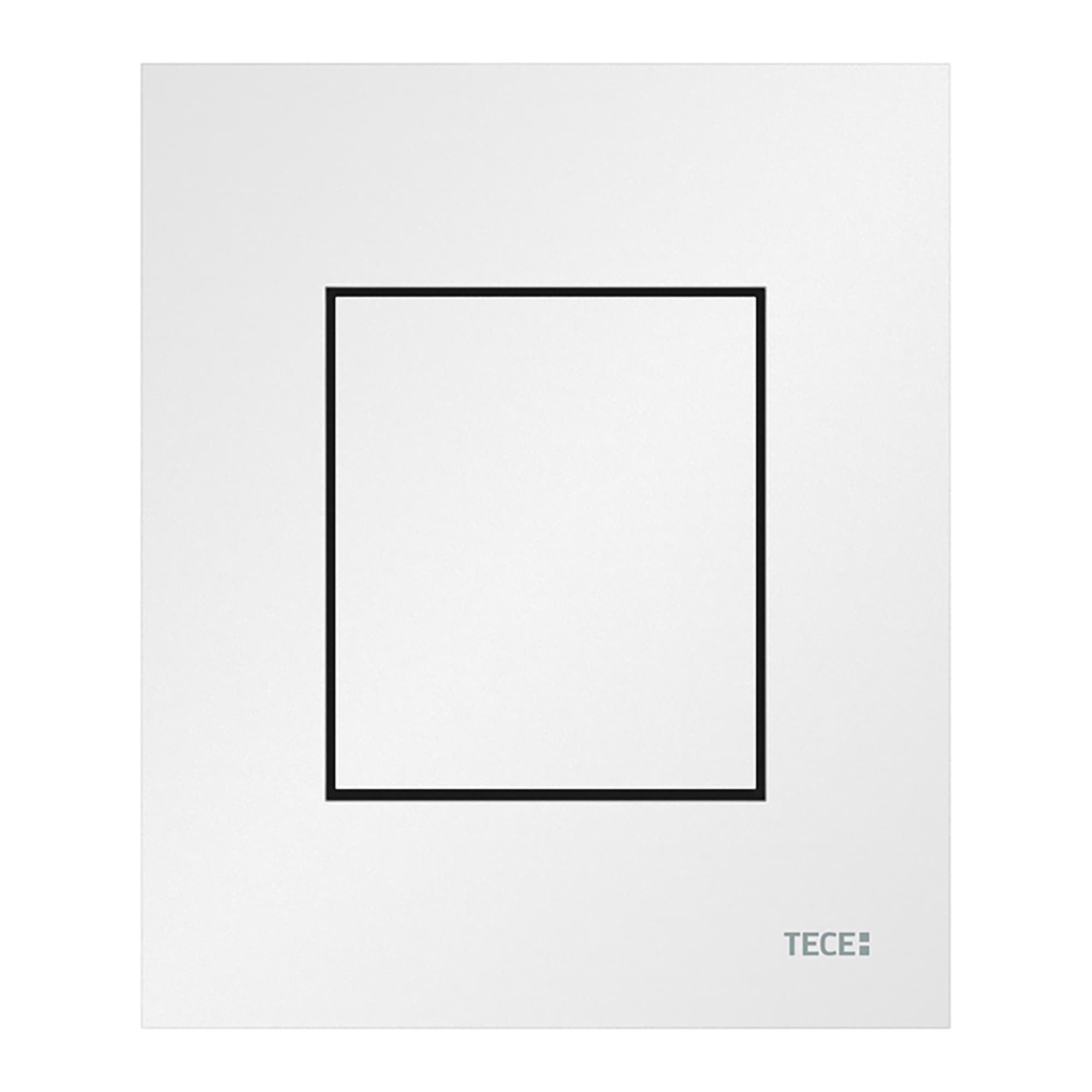 TECENOW - PLAQUE DE DÉCLENCHEMENT URINOIR - CARTOUCHE INCLUSE - BLANC MAT