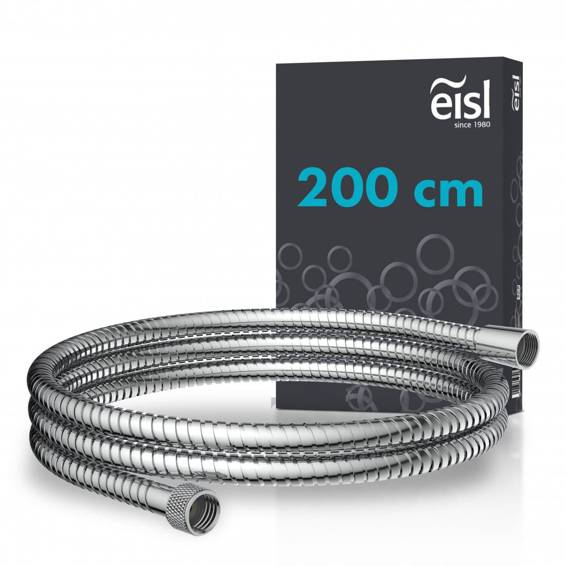 JM200MKCRPLUS Flexible de douche 200 cm, acier inoxydable