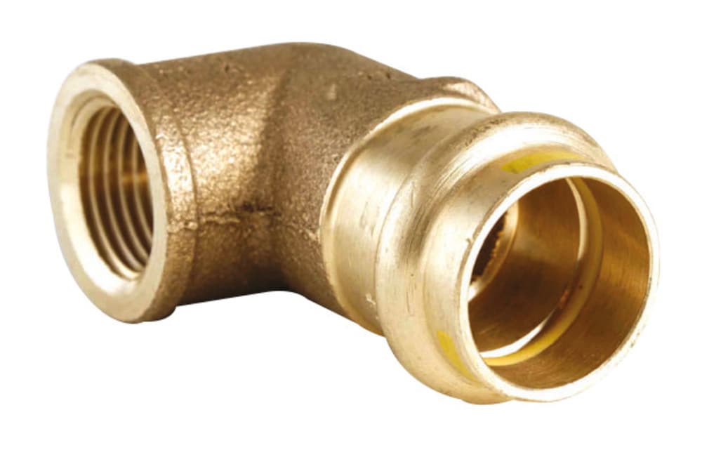 Conex Bänninger raccord sertir profil B gaz coude sertir 90° x F 28x4/4