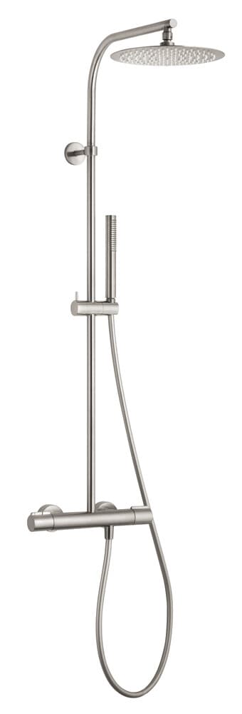 Van Marcke Nero II système de douche thermostatique nickel brossé